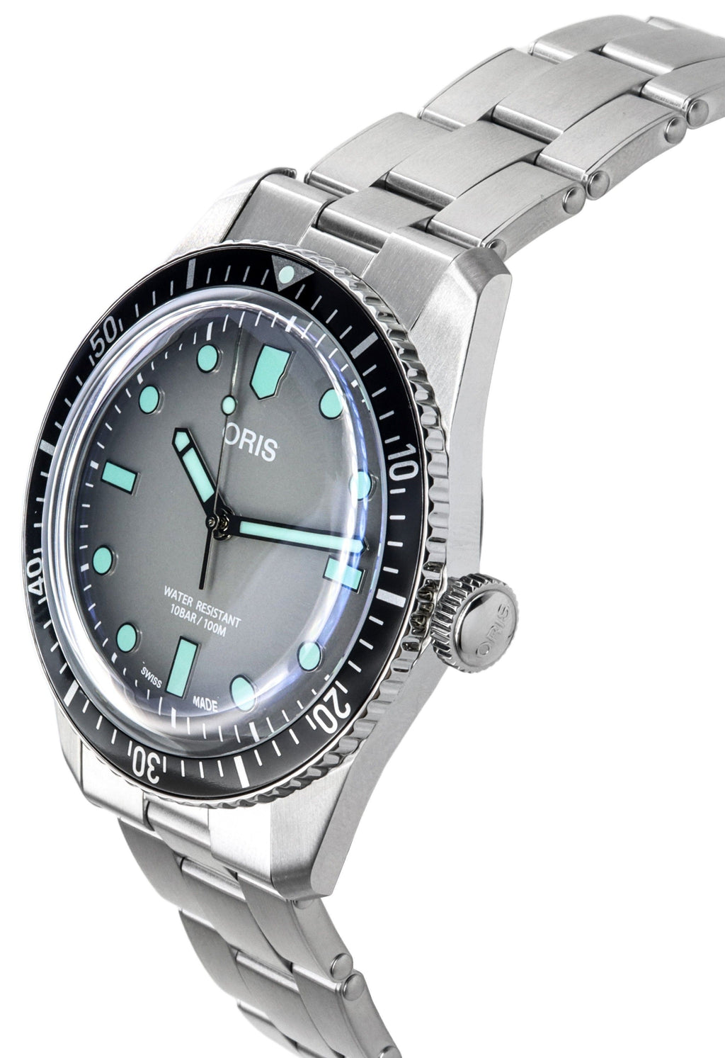 Oris Divers Sixty Five Heritage Stainless Steel Grey Dial Automatic 01 733 7707 4053-07 8 20 18 100M Men's Watch