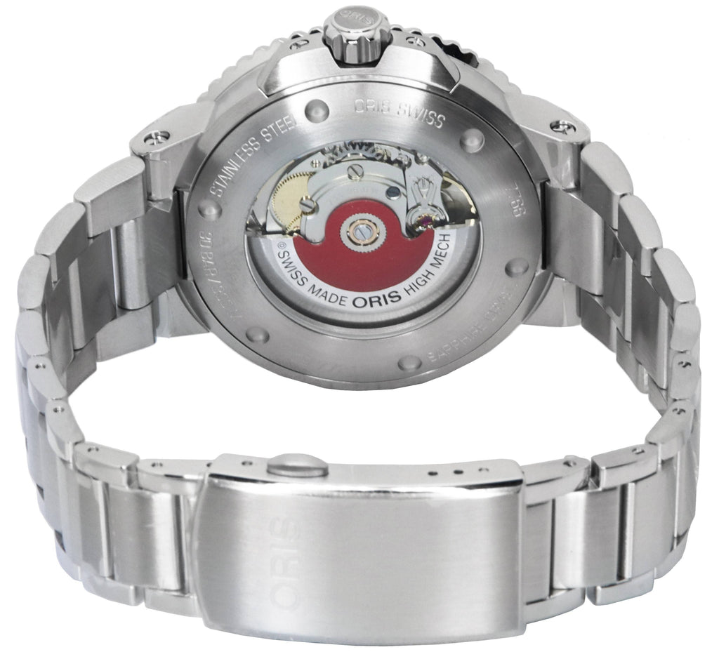 Oris Aquis Date Relief Red Dial Automatic Diver's 01-733-7766-4158-07-8-22-05PEB 300M Men's Watch