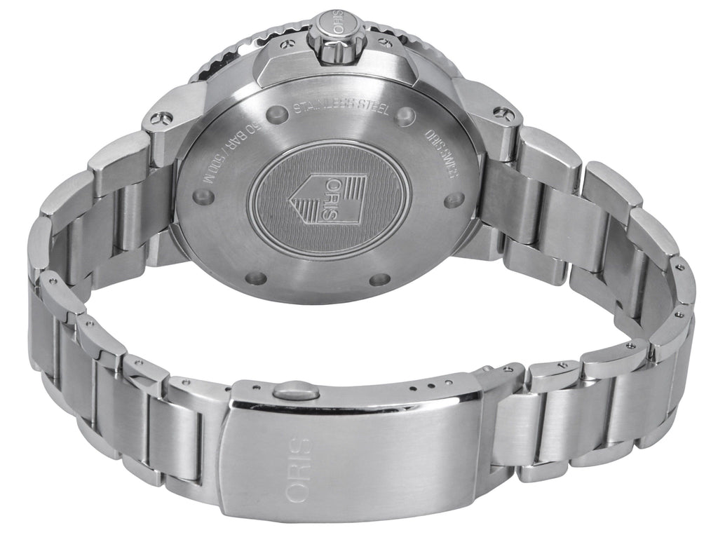 Oris Aquis Small Second Stainless Steel Black Dial Automatic Diver's 01-743-7733-4159-07-8-24-05PEB 500M Men's Watch