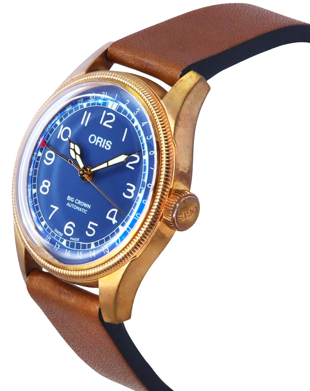 Oris Big Crown Bronze Pointer Date Blue Dial Automatic 01 754 7741 3165 07 5 20 58BR Men's Watch
