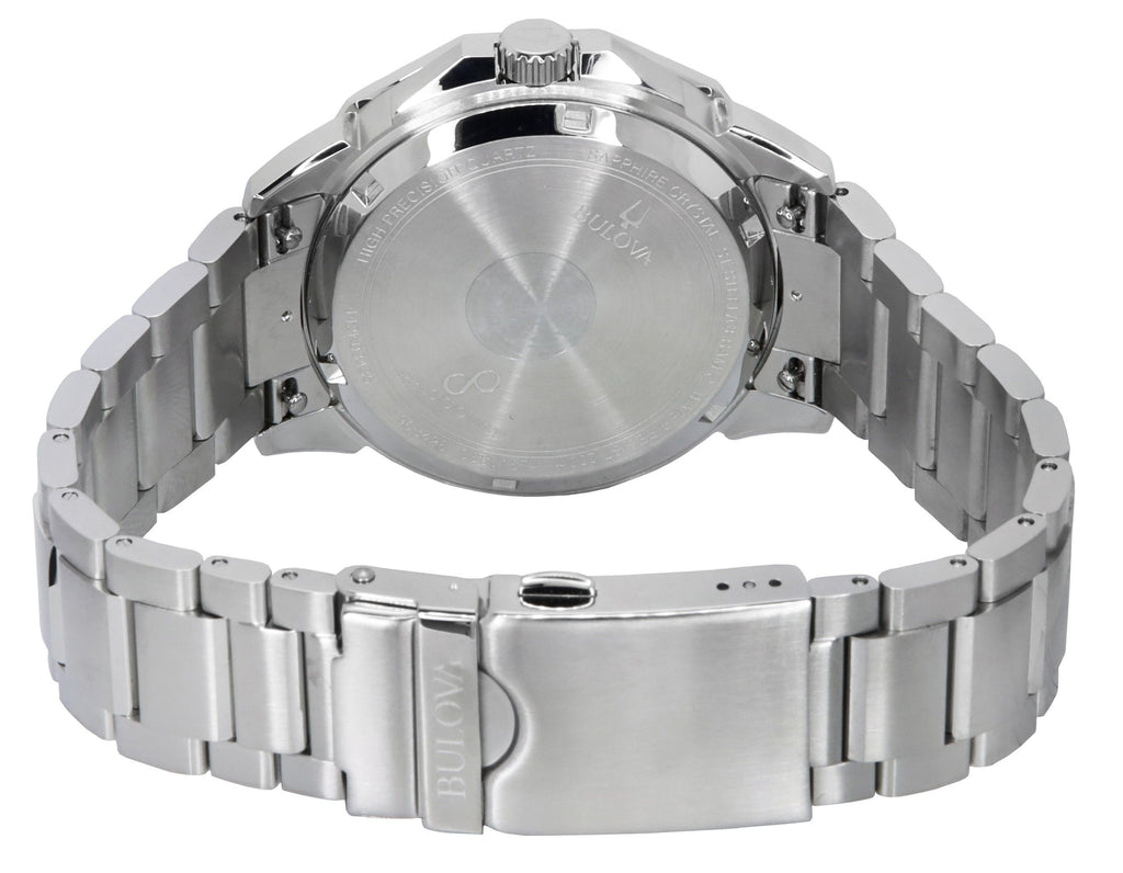 Bulova Marine Star Stainless Steel White Dial Precisionist Quartz Diver's 96B426 200M Men's Watch