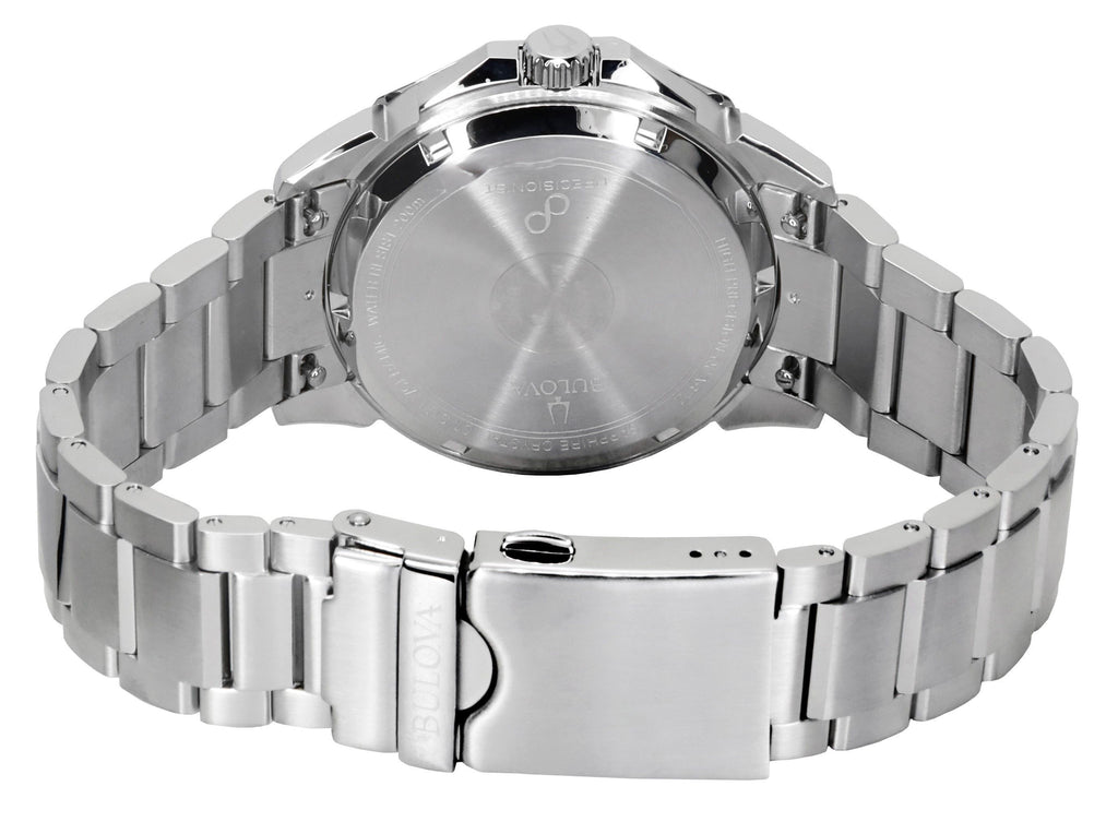 Bulova Marine Star Precisionist Stainless Steel Blue Dial Quartz Diver's 96B433 200M Men's Watch
