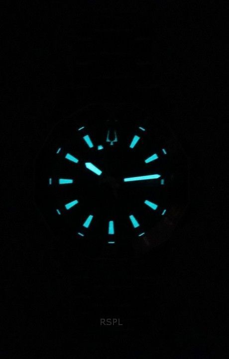 Bulova Marine Star Stainless Steel Black Dial Precisionist Quartz Diver's 96B434 200M Men's Watch