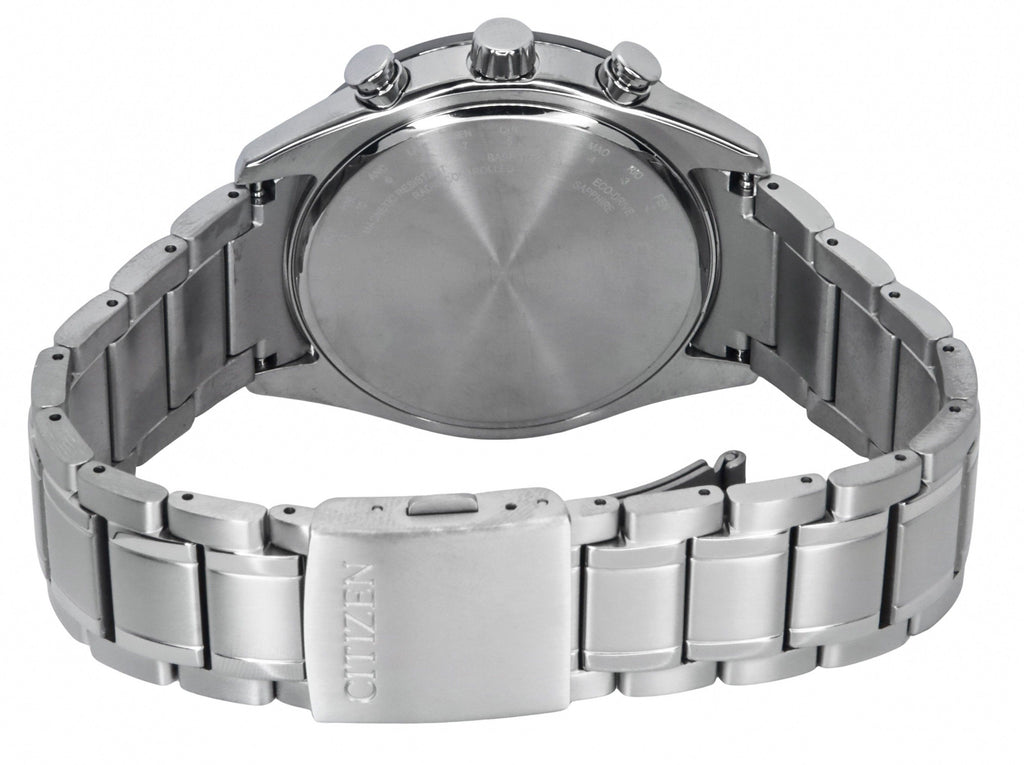 Citizen Tsuki-Yomi Radio Controlled Moon Phase Super Titanium Black Dial Eco-Drive BY1018-80E 100M Men's Watch