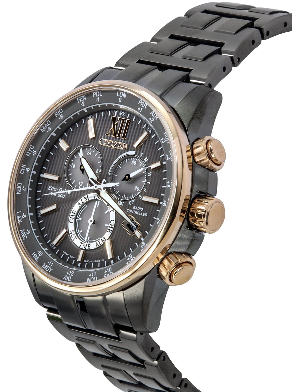 Citizen Eco-Drive Radio Controlled Chronograph GMT CB5884-88H 200M Men's Watch
