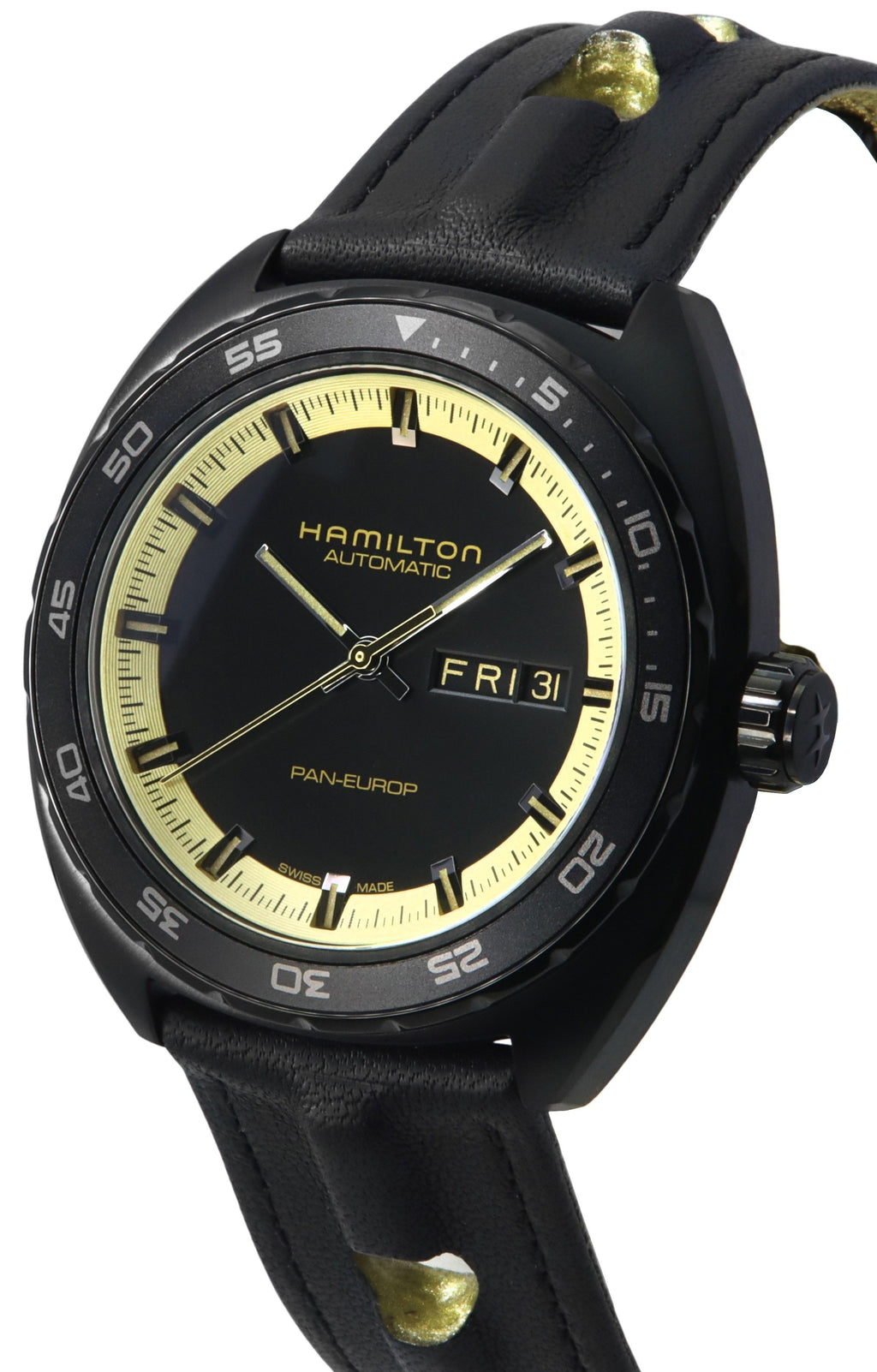 Hamilton American Classic Pan Europ Day Date Automatic H35425730 Men's Watch