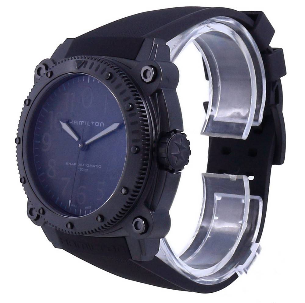 Hamilton Khaki Navy Belowzero Automatic Diver's Titanium H78505330 1000M Men's Watch