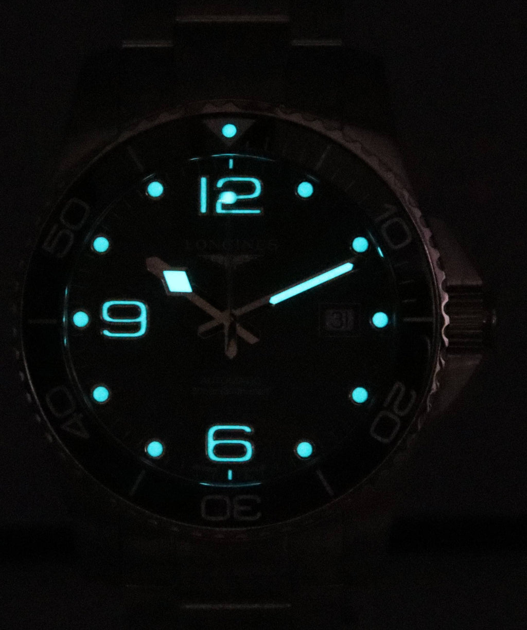 Longines HydroConquest Matt Green With Super-LumiNova Dial Automatic Diver's L3.781.4.06.6 300M Men's Watch