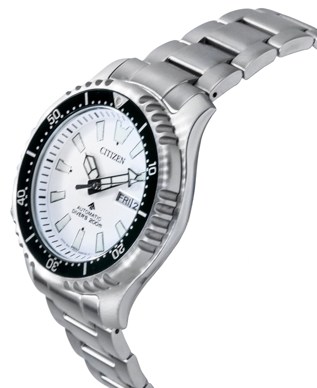 Citizen Promaster Marine Limited Edition White Dial Automatic Diver's NY0168-64A 200M Men's Watch With Extra Strap