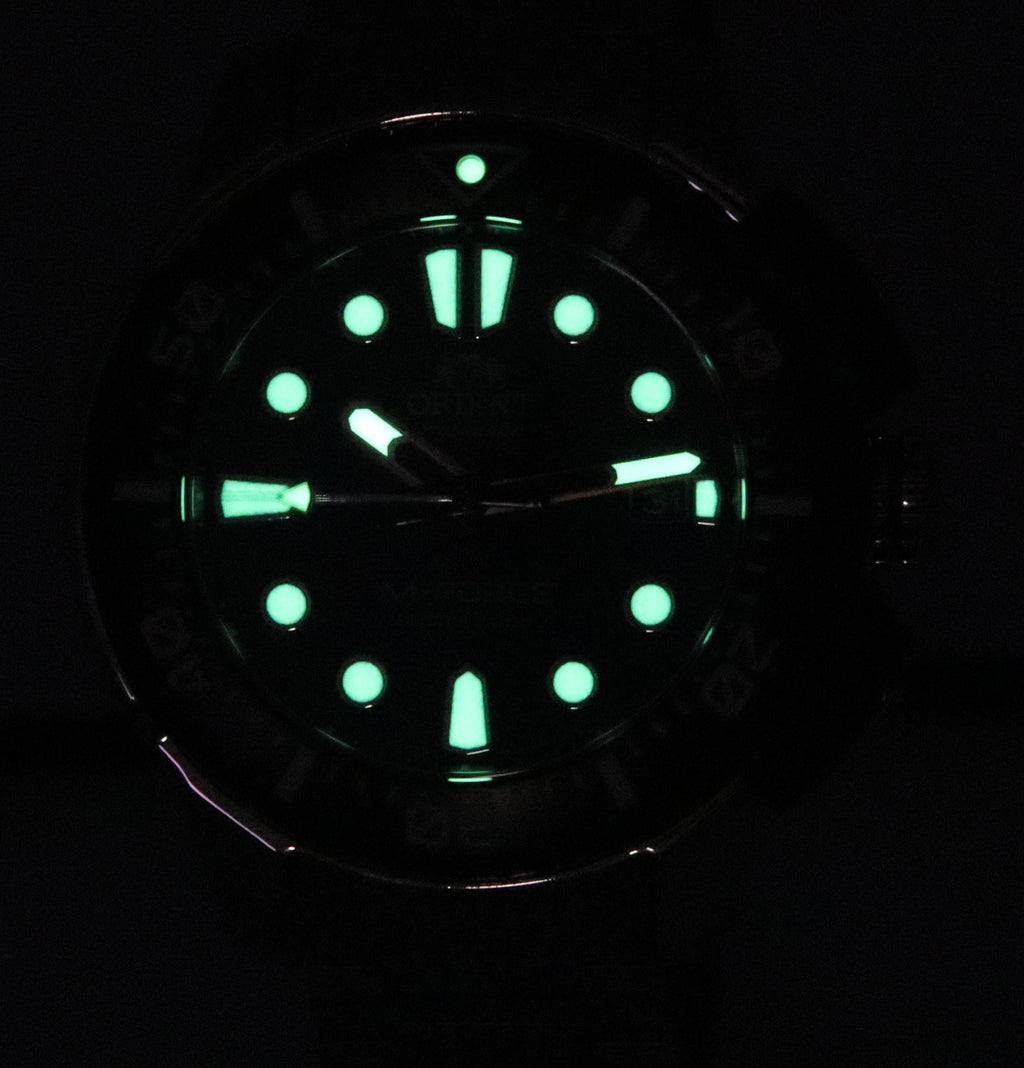 Orient M-Force AC0L Sports Stainless Steel Blue Dial Automatic Diver's RA-AC0L07L00B 200M Men's Watch