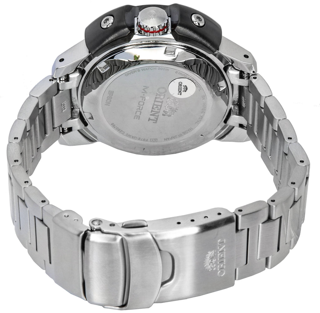 Orient M-Force AC0L Sports Stainless Steel Blue Dial Automatic Diver's RA-AC0L07L00B 200M Men's Watch