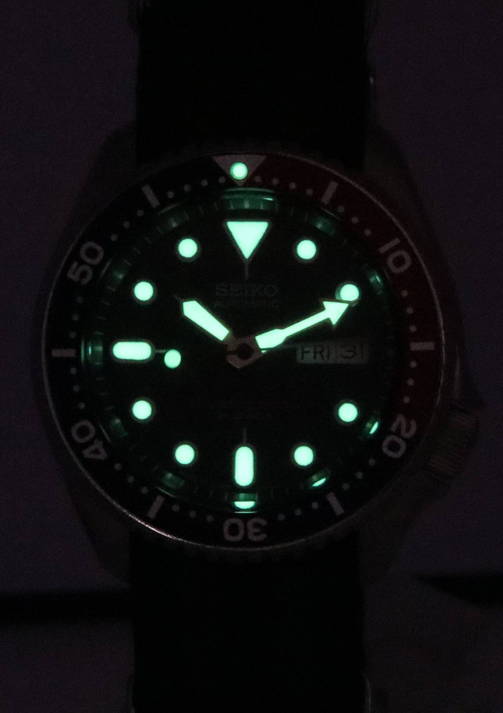 Seiko Blue Dial Automatic Diver's SKX009J1-var-NATO21 200M Men's Watch