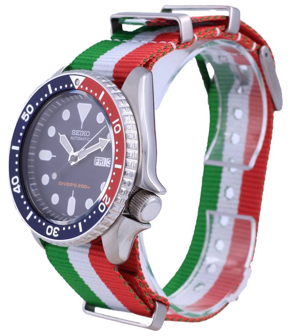 Seiko Automatic Diver's Polyester SKX009K1-var-NATO23 200M Men's Watch