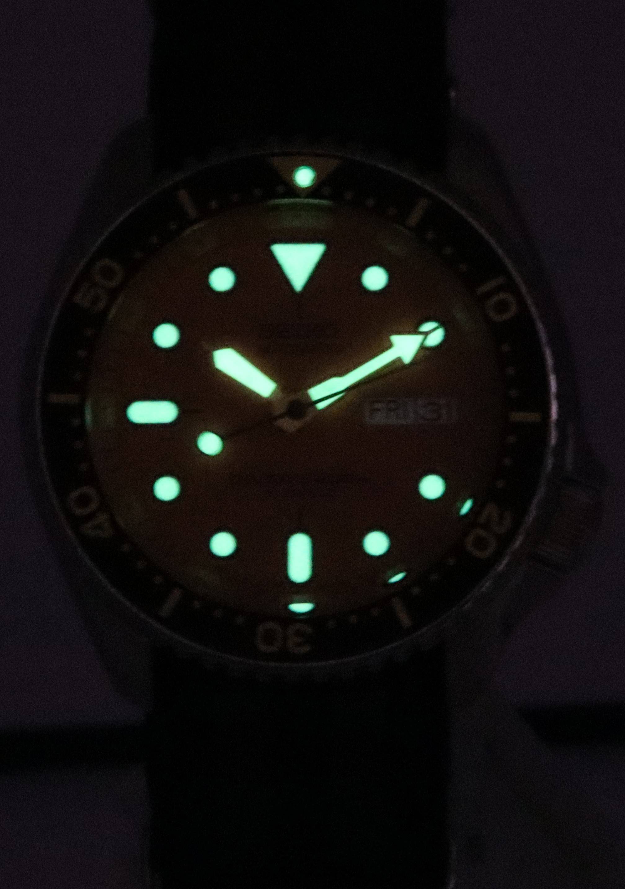 Seiko Orange Dial Automatic Diver's SKX011J1-var-NATO21 200M Men's Watch