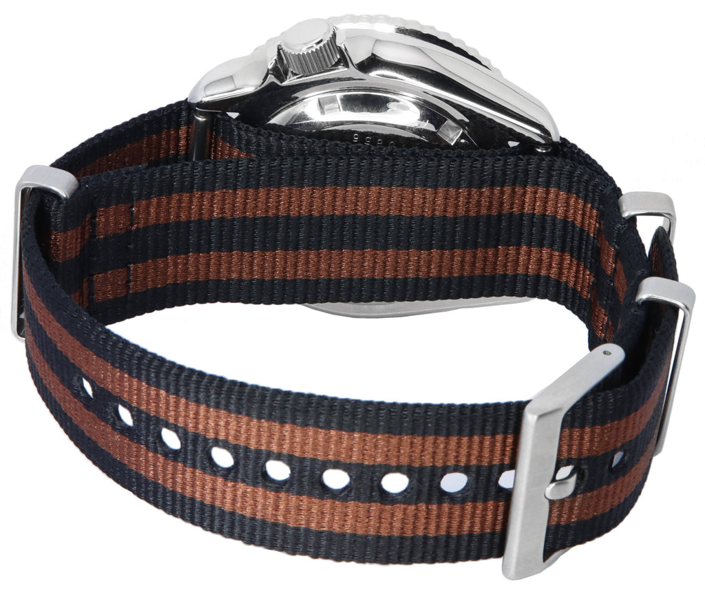 Seiko Orange Dial Automatic Diver's SKX011J1-var-NATO22 200M Men's Watch