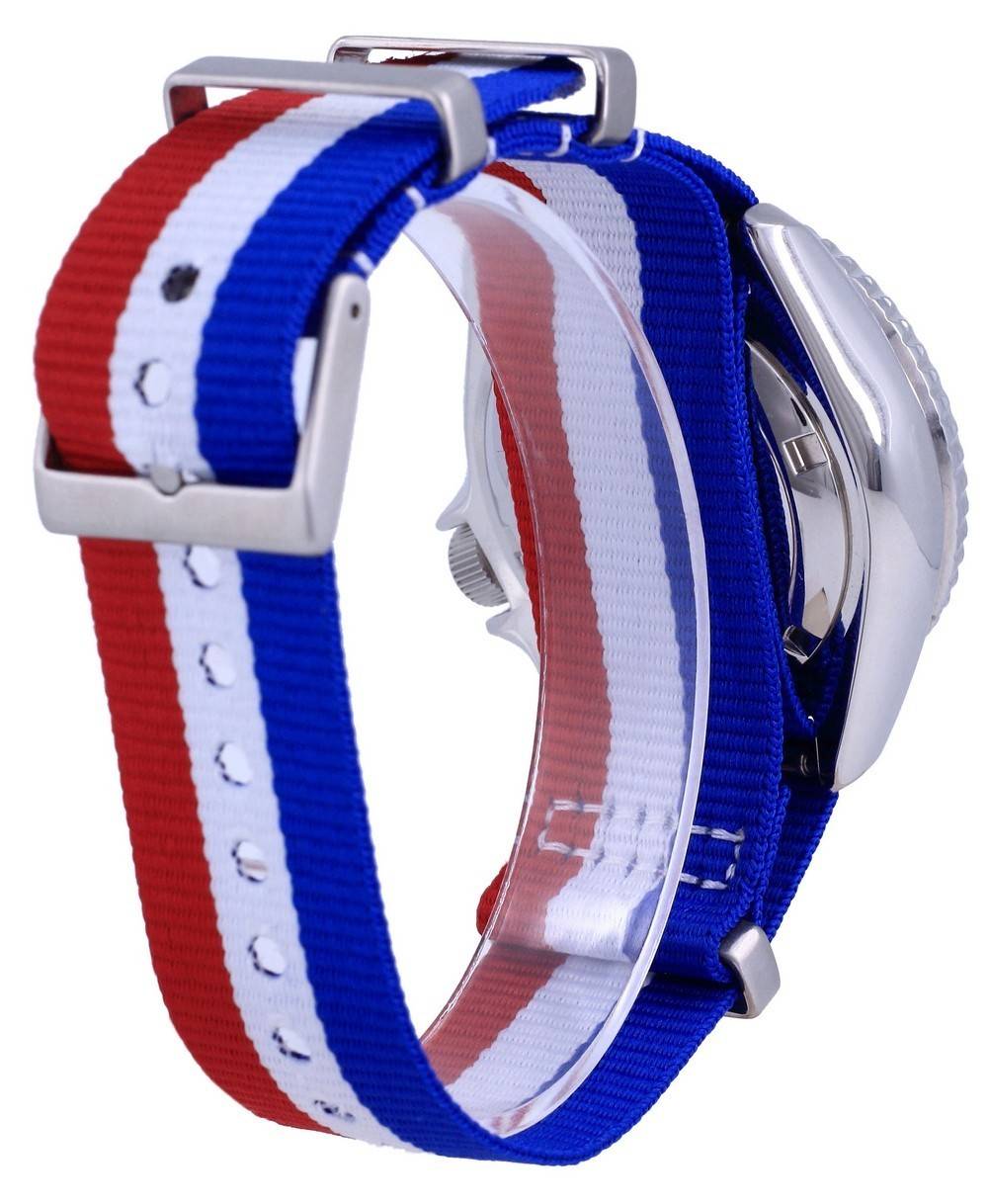 Seiko Automatic Diver's Japan Made Polyester SKX011J1-var-NATO25 200M Men's Watch