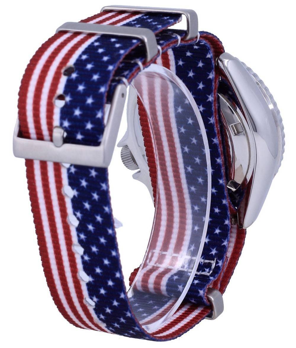 Seiko Automatic Diver's Japan Made Polyester SKX011J1-var-NATO27 200M Men's Watch