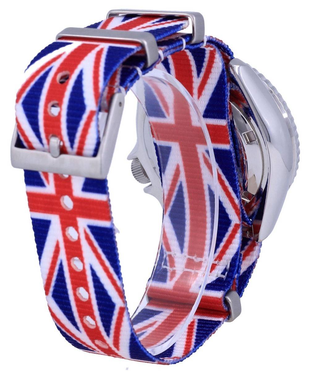 Seiko Automatic Diver's Japan Made Polyester SKX011J1-var-NATO28 200M Men's Watch