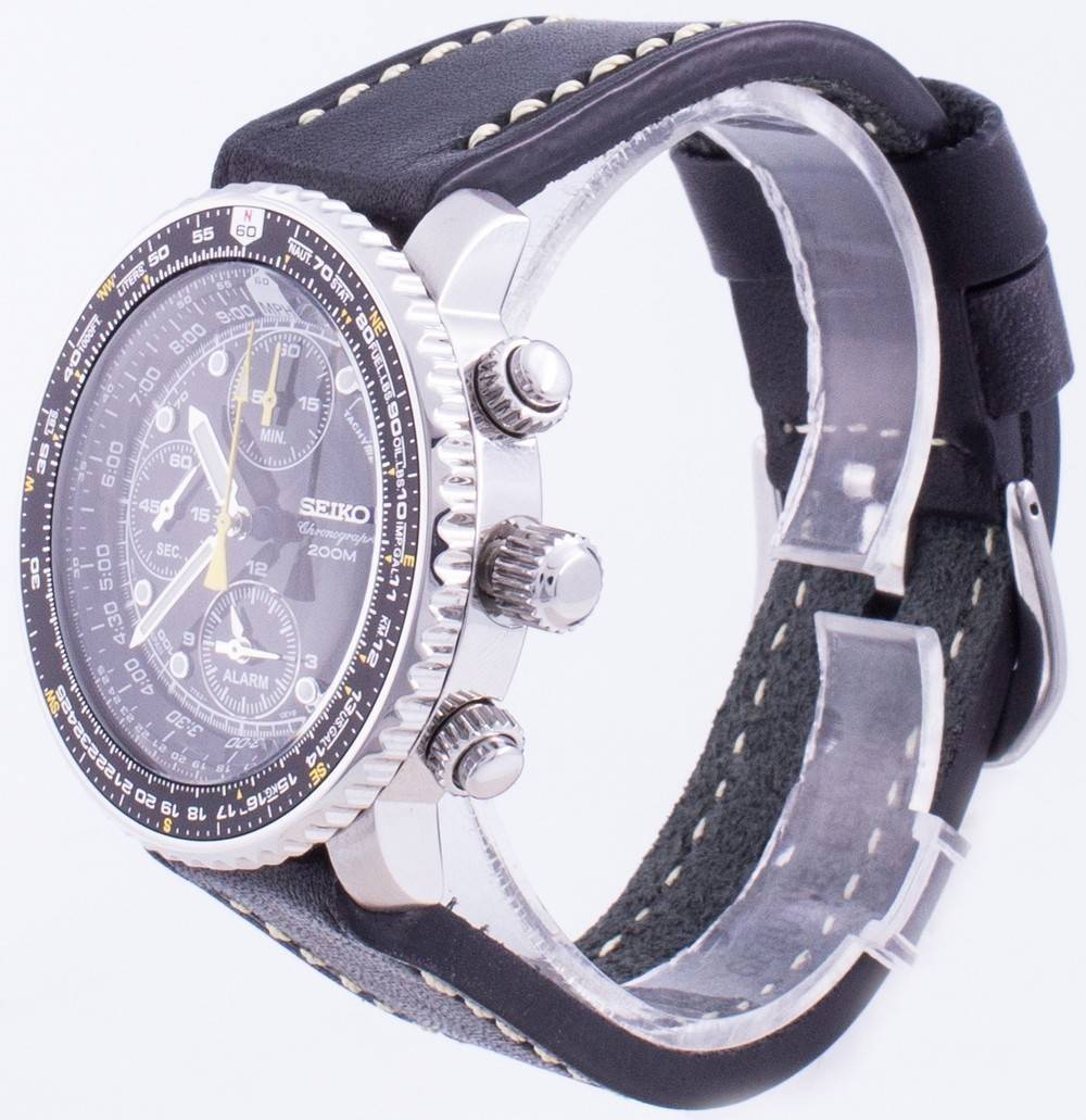 Seiko Pilot's Flight SNA411P1-VAR-LS16 Quartz Chronograph 200M Men's Watch