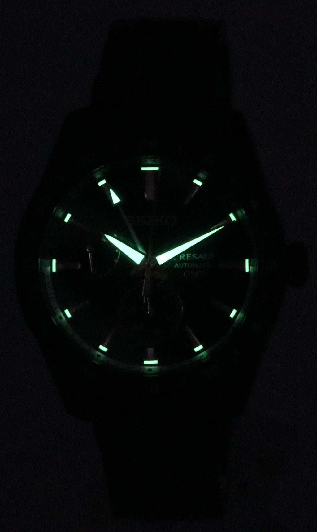 Seiko Presage Akebono Sharp Edged Series GMT Limited Edition Blue Dial Automatic SPB361J1 100M Men's Watch