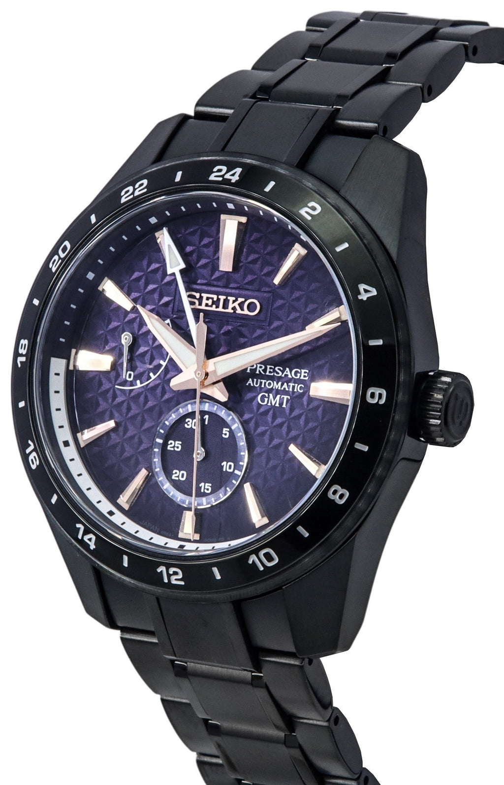 Seiko Presage Akebono Sharp Edged Series GMT Limited Edition Blue Dial Automatic SPB361J1 100M Men's Watch