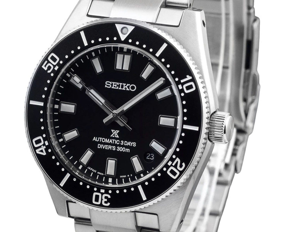 Seiko Prospex Stainless Steel Black Dial Automatic Diver's SPB453J1 300M Men's Watch