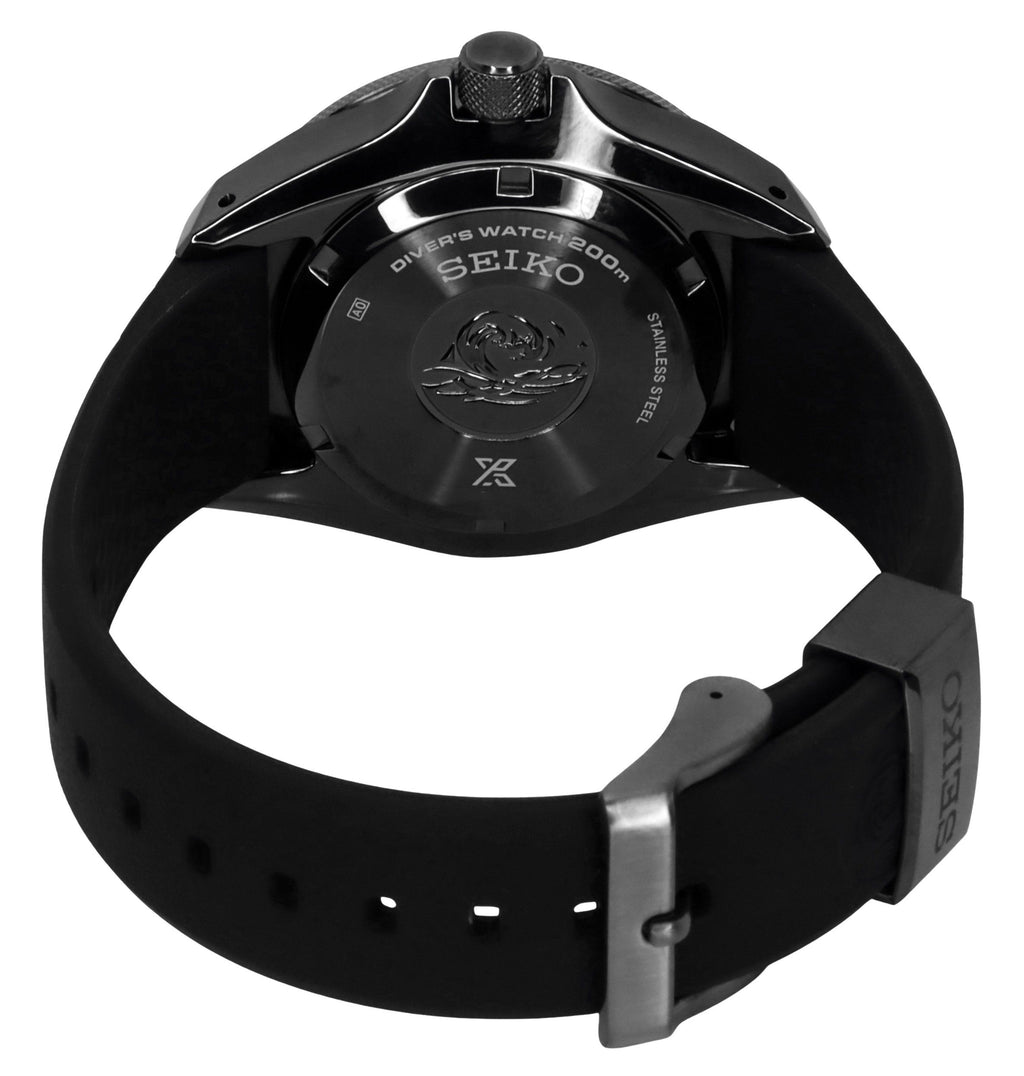 Seiko Prospex Sea Samurai Shog-urai Silicone Strap Black Dial Automatic Diver's SRPL15K1 200M Men's Watch