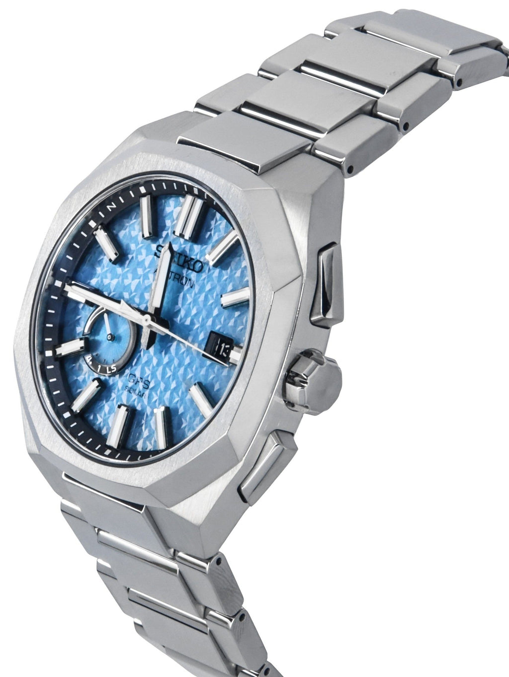 Seiko Astron Starfull Sky GPS Limited Edition Stainless Steel Blue Dial Solar SSJ027J1 100M Men's Watch