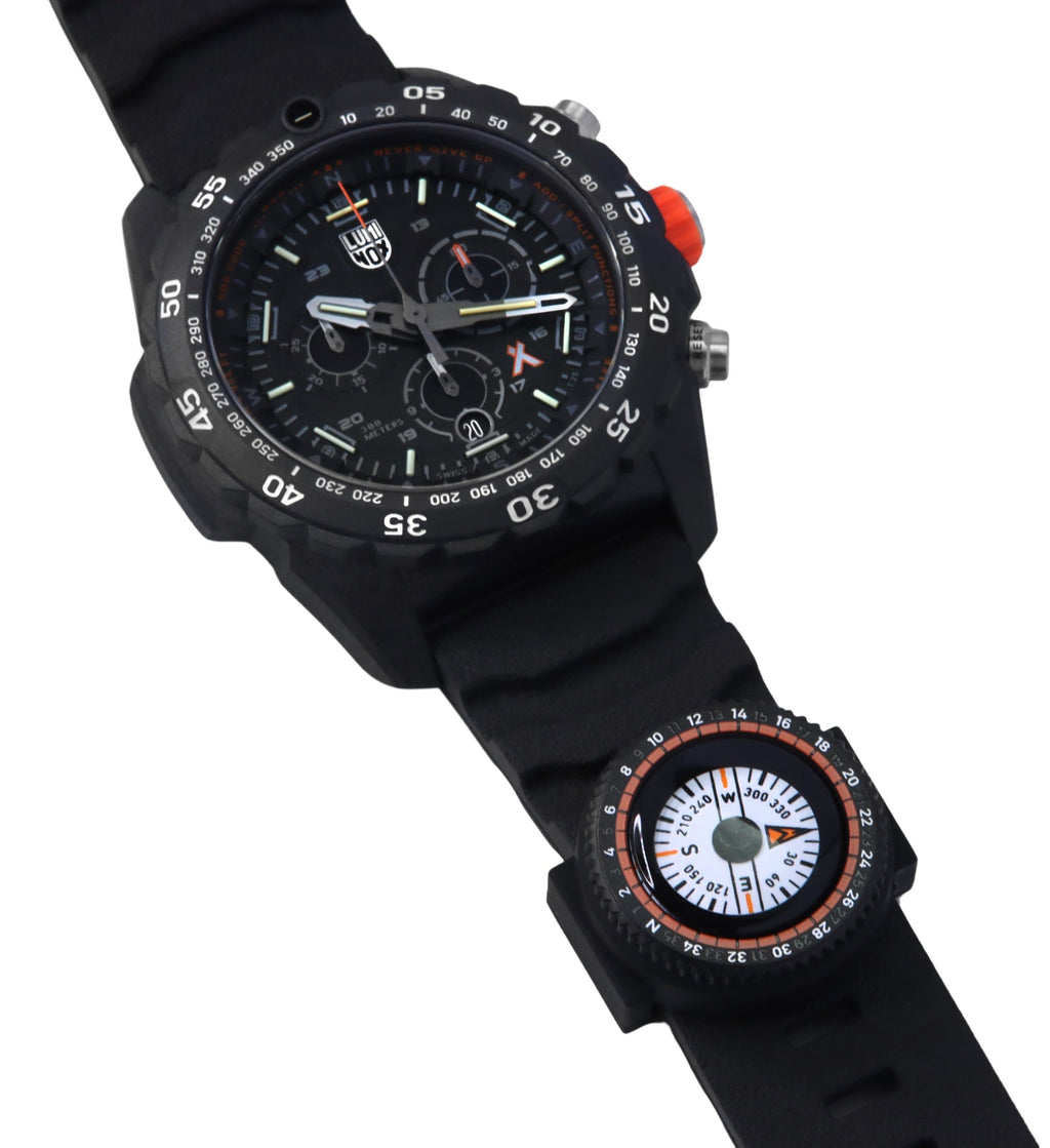 Luminox Bear Grylls Survival Master Series Chronograph Black Dial Quartz Diver's XB.3741 200M Men's Watch