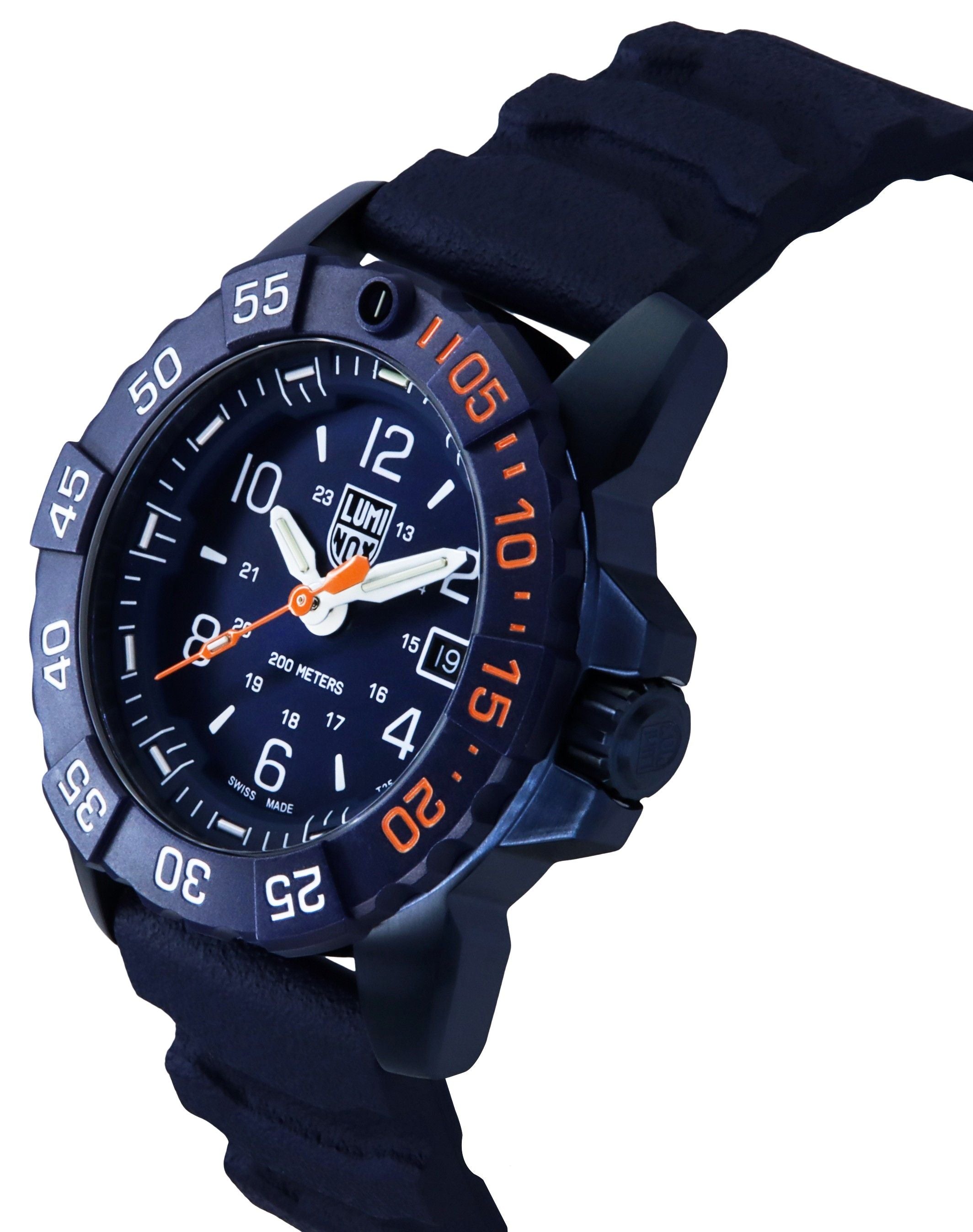 Luminox Navy SEAL Foundation Back To The Blue Set Quartz Diver's XS.3253.CBNSF.SET 200M Men's Watch With Extra Strap