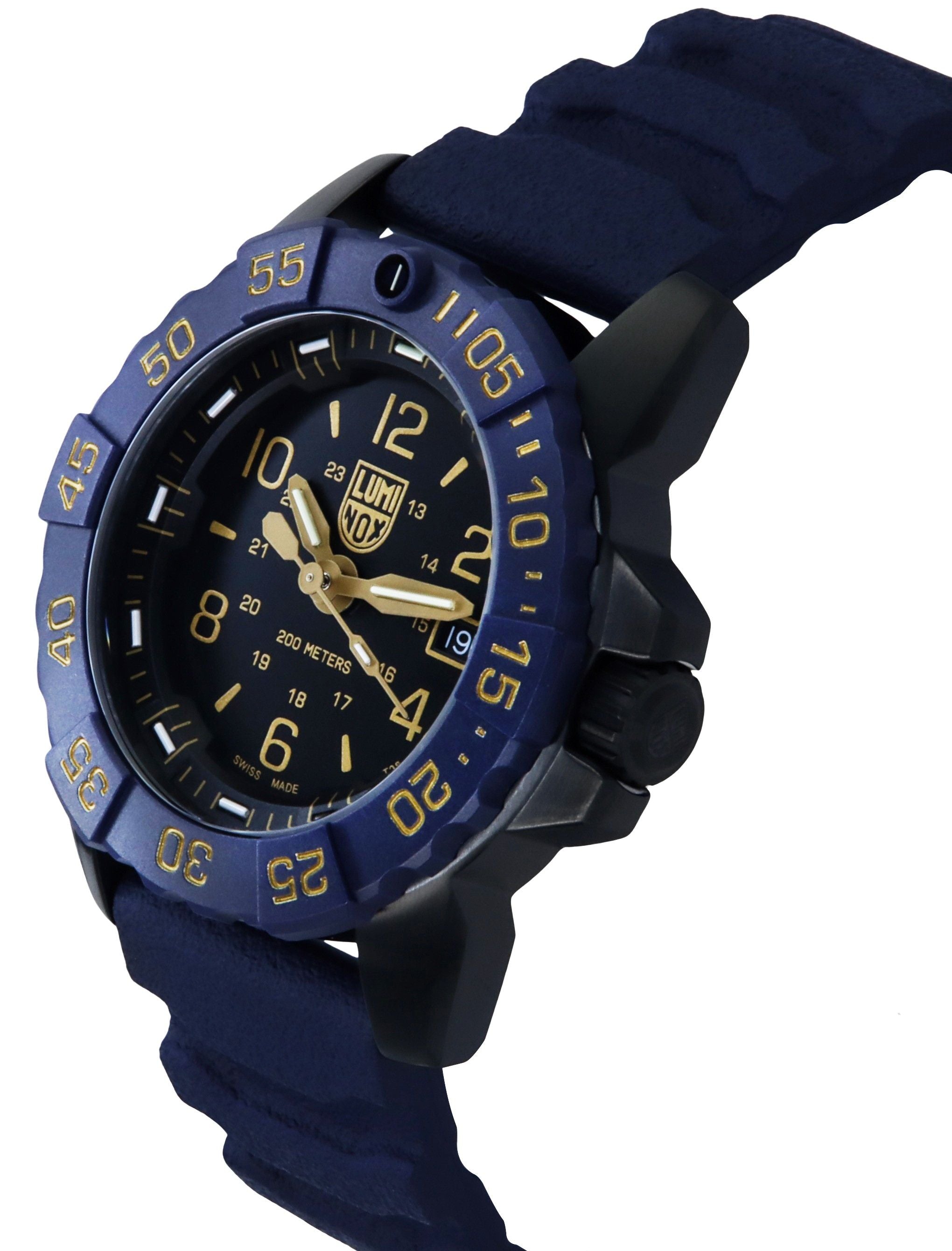 Luminox Navy SEAL Foundation Back To The Blue Black Dial Quartz Diver's XS.3255.CB.NSF 200M Men's Watch
