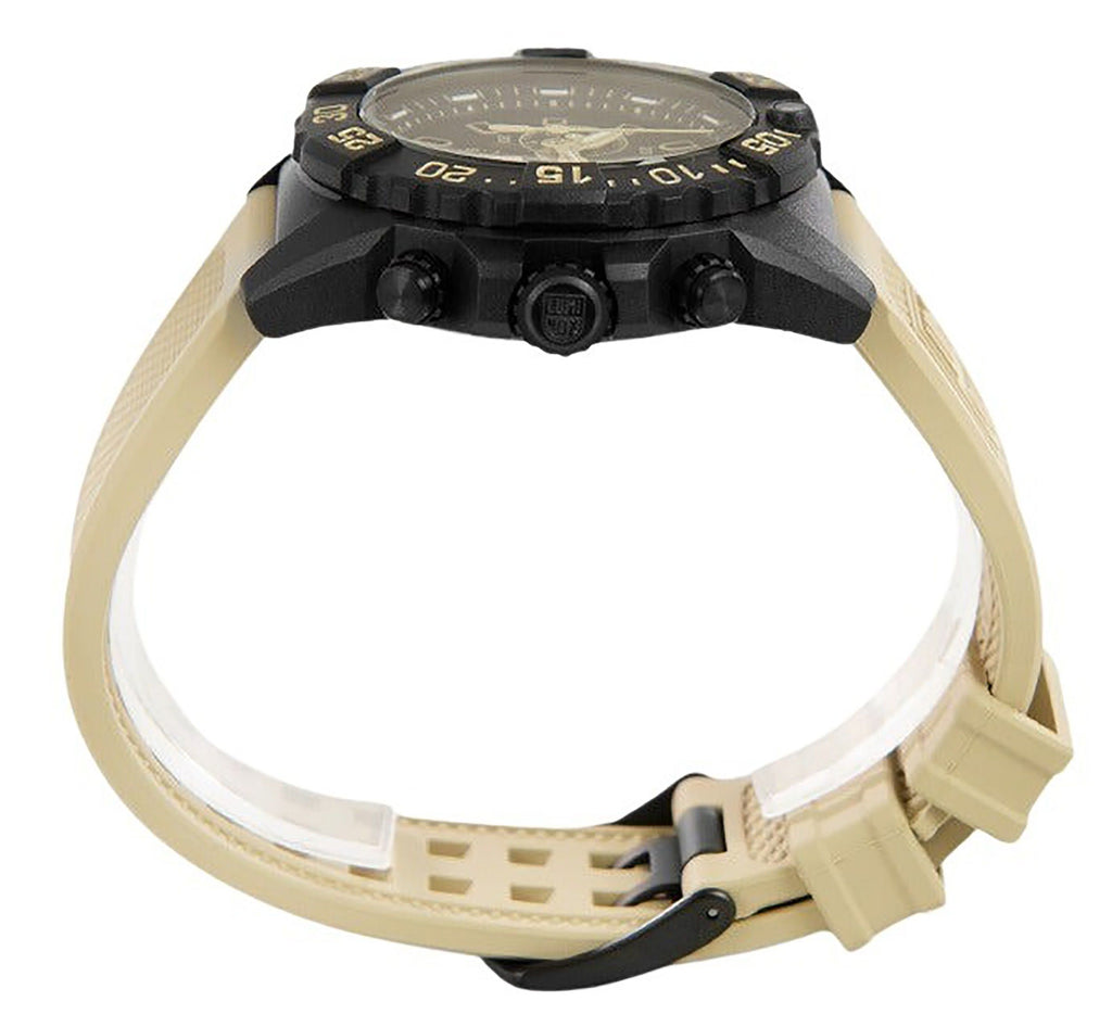 Luminox Navy Seal Foundation Chronograph Black Dial Quartz Diver's XS.3590.NSF.SET 200M Men's Watch With Extra Strap